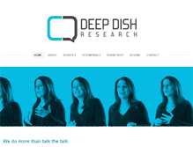 Tablet Screenshot of deepdishresearch.com